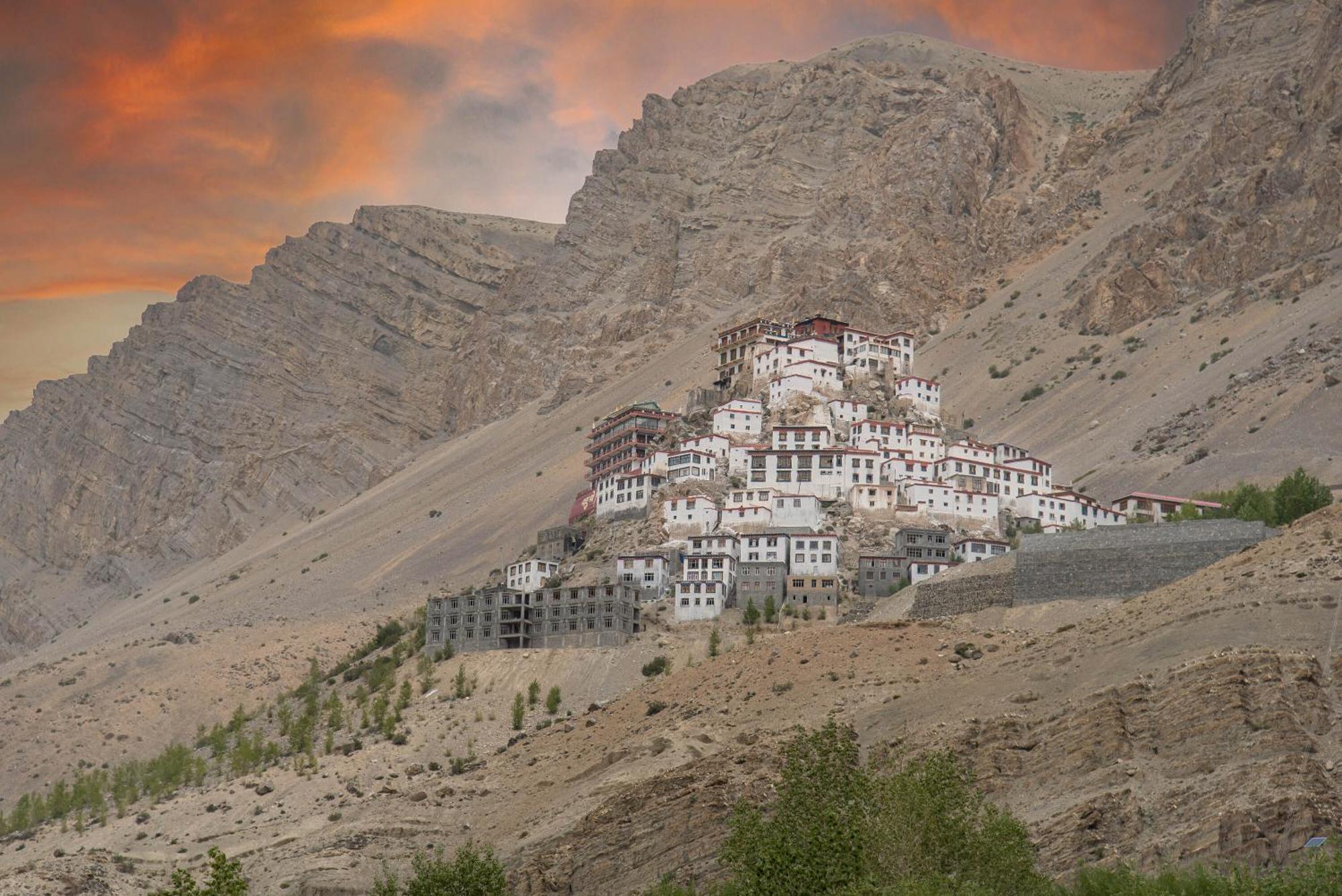 Echor Mud Huts Tabo, Spiti Valley Kaza Exteriör bild
