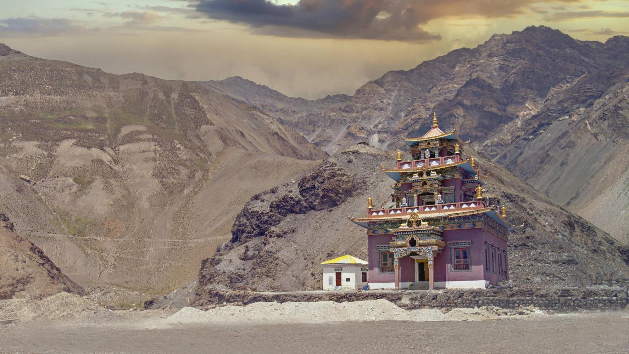 Echor Mud Huts Tabo, Spiti Valley Kaza Exteriör bild