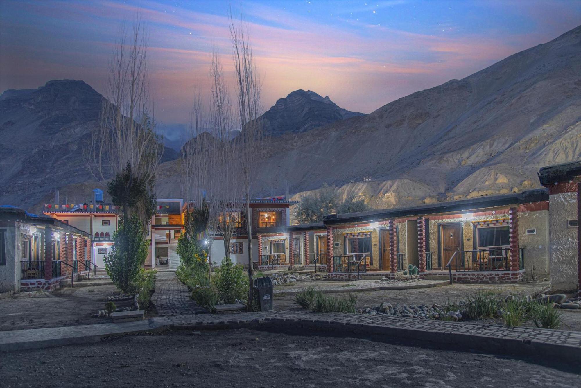 Echor Mud Huts Tabo, Spiti Valley Kaza Exteriör bild